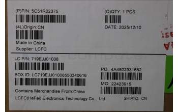 Lenovo 5C51R02375 CARDPOP FRU PCBA IO/B NSF312 KE451 NFP