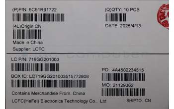 Lenovo 5C51R91722 PCBA IO/B NSG692 ME470 FP NvPro