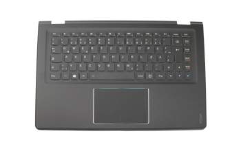 5CB0H35608 Original Lenovo Tastatur inkl. Topcase DE (deutsch) schwarz/schwarz mit Backlight