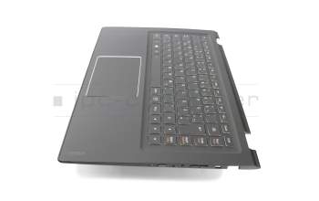 5CB0H35608 Original Lenovo Tastatur inkl. Topcase DE (deutsch) schwarz/schwarz mit Backlight