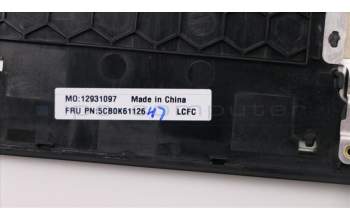 Lenovo 5CB0K61126 Upper Case L 80QD B W/KB USA