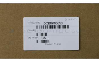 Lenovo 5CB0K65056 Tastatur inkl. Topcase 3N 80R9 W/KB US BLK