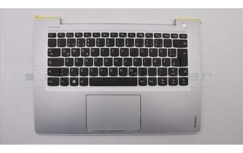 Lenovo Tastatur inkl. Topcase C 80TK NBL WH W/KB GR für Lenovo IdeaPad 510S-14ISK (80TK)