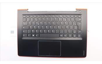 Lenovo Tastatur inkl. Topcase C 80TK NBL RD W/KB FR für Lenovo IdeaPad 510S-14ISK (80TK)