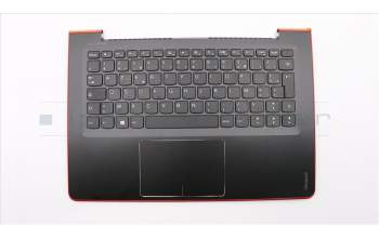 Lenovo Tastatur inkl. Topcase C 80SJ NBL BK W/KB FR für Lenovo IdeaPad 510S-13IKB (80V0)