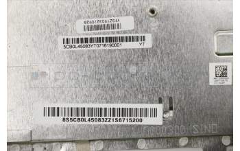 Lenovo 5CB0L45083 Tastatur inkl. Topcase C 80TK BL SR W/KB UK