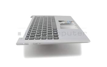 5CB0L47219 Original Lenovo Tastatur inkl. Topcase DE (deutsch) schwarz/silber mit Backlight