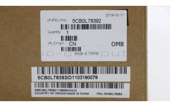 Lenovo 5CB0L78392 Tastatur inkl. Topcase W80TL W/KB/TP/CableCZSK