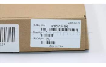 Lenovo 5CB0M34993 COVER Lower Case L 80VF Gun Metal