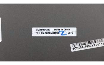 Lenovo 5CB0M34993 COVER Lower Case L 80VF Gun Metal