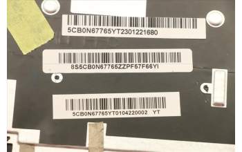 Lenovo 5CB0N67765 Tastatur inkl. Topcase C 80X8YOGAOBFPBLW/KBUK