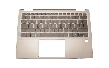5CB0N67829 Original Lenovo Tastatur inkl. Topcase DE (deutsch) grau/silber mit Backlight
