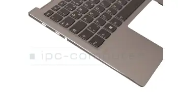 5CB0N67829 Original Lenovo Tastatur inkl. Topcase DE (deutsch) grau/silber mit Backlight