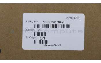 Lenovo 5CB0N67849 Tastatur inkl. TopcaseC 80X6W/KBGM US INT\'E