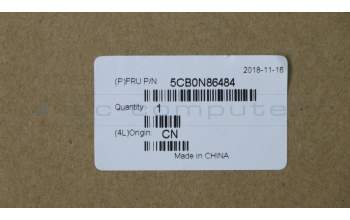 Lenovo 5CB0N86484 Tastatur inkl. TopcaseASML80XLIG IMR NORDIC KB