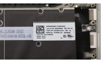 Lenovo 5CB0P19121 Tastatur inkl. Topcase L 81A8 PTN FP BLW/KBUS