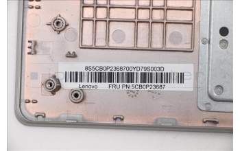 Lenovo 5CB0P23687 Tastatur inkl. Topcase ASM 3N 81A4 W/KB HEB Grey