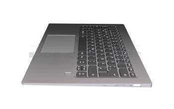 5CB0Q09675 Original Lenovo Tastatur inkl. Topcase DE (deutsch) grau/silber mit Backlight