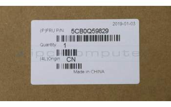 Lenovo 5CB0Q59829 Tastatur inkl. TopcaseC 81CJ IG NFP NBL W/KBUS