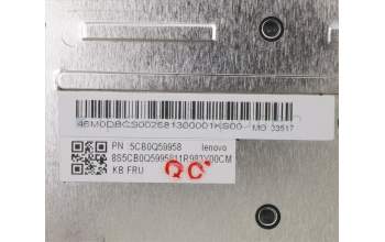 Lenovo 5CB0Q59958 Tastatur inkl. Topcase W 81AX IG W/KB NBL HG