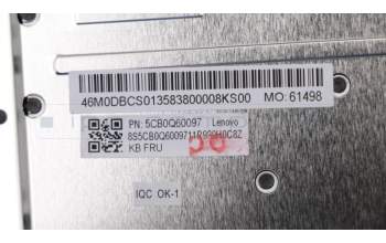 Lenovo Tastatur inkl. Topcase W 81AX IG W/KB NFPNBL US für Lenovo V330-15IKB (81AX)
