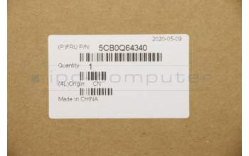 Lenovo 5CB0Q64340 Tastatur inkl. TopcaseC 81AY W/KB FP NBL IG UK
