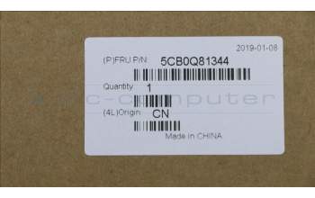 Lenovo 5CB0Q81344 Tastatur inkl. Topcase 3N 81A6 OB W/KB GE