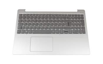 5CB0R07359 Original Lenovo Tastatur inkl. Topcase DE (deutsch) grau/silber mit Backlight