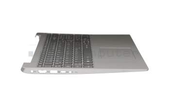 5CB0R07359 Original Lenovo Tastatur inkl. Topcase DE (deutsch) grau/silber mit Backlight