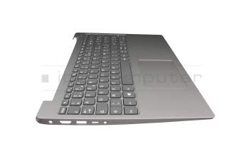 5CB0R07371 Original Lenovo Tastatur inkl. Topcase FR (französisch) grau/silber