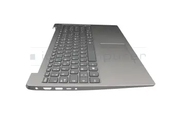5CB0R07371 Original Lenovo Tastatur inkl. Topcase FR (französisch) grau/silber