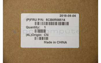 Lenovo 5CB0R08514 C-Cover with keyboard,USA English,Iron Grey,Backlight,Fingerprint