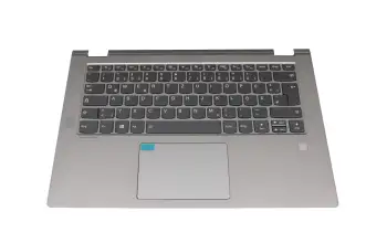 5CB0R08674 Original Lenovo Tastatur inkl. Topcase DE (deutsch) grau/silber mit Backlight