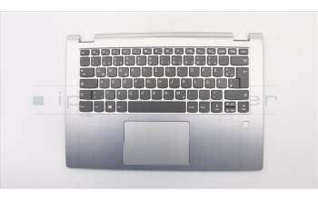 Lenovo 5CB0R08905 C-Cover with keyboard,German,Platinum,Non_Backlight,Fingerprint