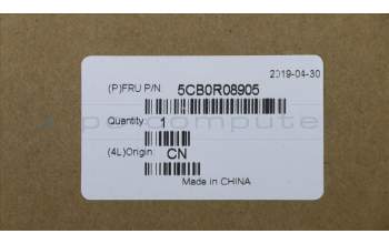Lenovo 5CB0R08905 C-Cover with keyboard,German,Platinum,Non_Backlight,Fingerprint