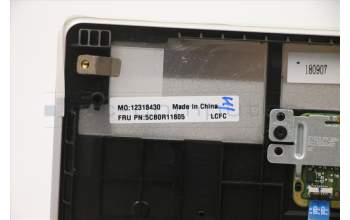 Lenovo 5CB0R11805 Tastatur inkl. TopcaseL 81EU MGR W/KB FP BL HB