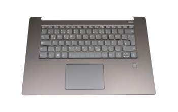 5CB0R12222 Original Lenovo Tastatur inkl. Topcase DE (deutsch) grau/grau mit Backlight