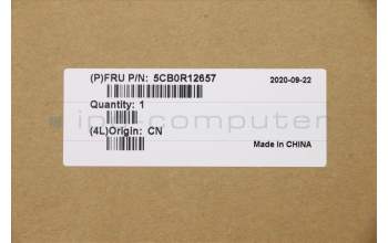 Lenovo 5CB0R12657 Tastatur inkl. Topcase L 81EV W/KB PG FP BL GR