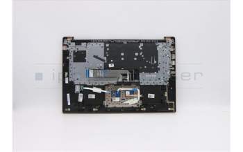 Lenovo 5CB0R12683 C-Abdeckung mit Tastatur, Hebräisch, Kupfer, Hintergrundbeleuchtung, Fingerabdruck