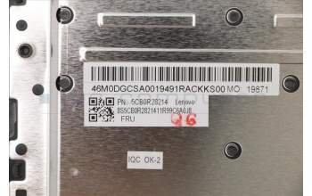 Lenovo 5CB0R28214 Tastatur inkl. Topcase W81HL NFP IG NBL W/KB US
