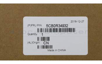 Lenovo 5CB0R34932 Tastatur inkl. TopcaseC 81HQ W/KB NFP NBL IG ND