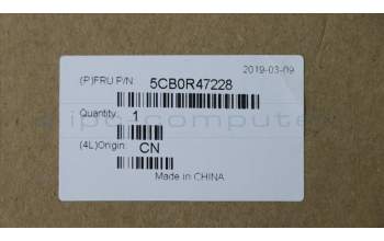 Lenovo 5CB0R47228 Tastatur inkl. Topcase L 81HA FP BL IG W/KBFR