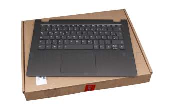 5CB0R47328 Original Lenovo Tastatur inkl. Topcase DE (deutsch) grau/grau mit Backlight