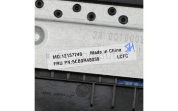 Lenovo 5CB0R48039 COVER UpCaASMW/KB L81FL IG BL NORDIC