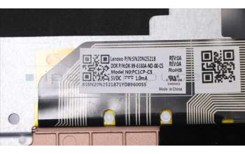 Lenovo 5CB0R61332 COVER UpCase ASM 3N 81J1 BW W/KB CZE/SLK