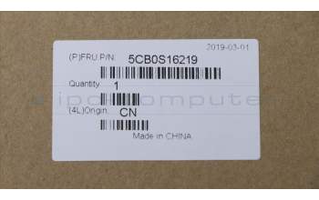 Lenovo 5CB0S16219 Tastatur inkl. Topcase C81J7BU FP w/BLKB HEB