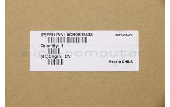 Lenovo 5CB0S16438 Tastatur inkl. Topcase C 81HE BK W/TPKB BL FR