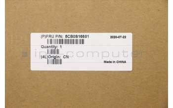 Lenovo 5CB0S16651 Tastatur inkl. Topcase ASM_UK L 81LG PG