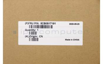 Lenovo 5CB0S17191 C-Cover with keyboard,French,Platinum Grey,Non_Backlight