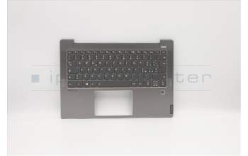 Lenovo 5CB0S17227 C-Abdeckung mit Tastatur, Italienisch, Grau, Hintergrundbeleuchtung, Fingerabdruck